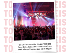 Tombola-Los | Sporthilfe Teamchallenge 2026